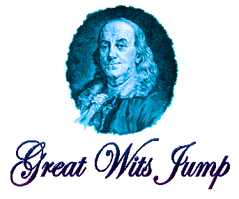 Image of Great Wits Jump Logo Benjamin Franklin